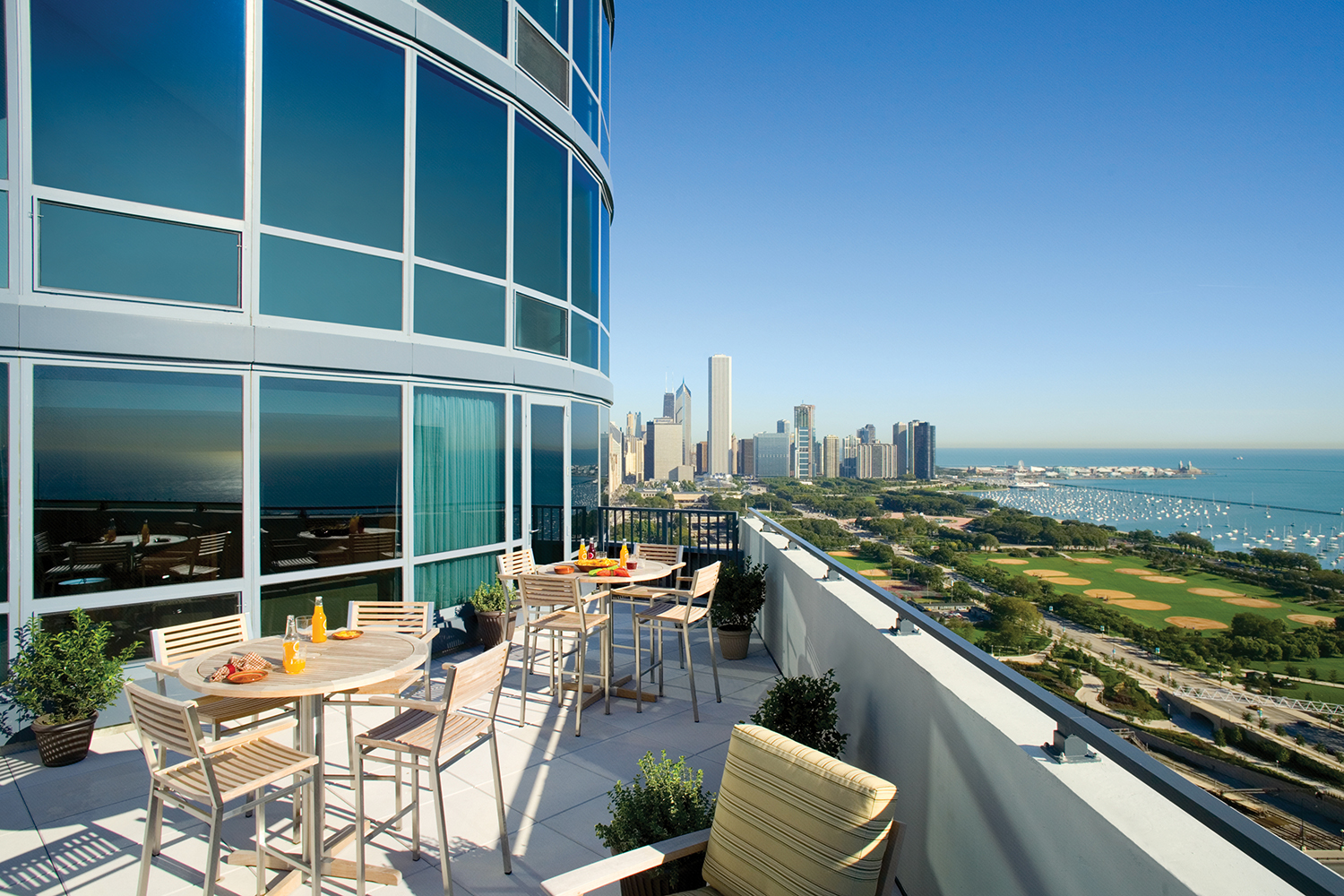 Club Terrace at an apartment building